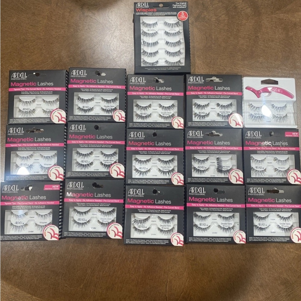 (18) Ardell Magnetic Lash Collection - double Demi Wispies/Wispies and originals